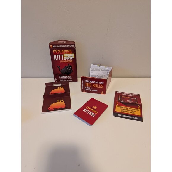 Exploding Kittens 2 Player Edition Card Game - Picture 1 of 3